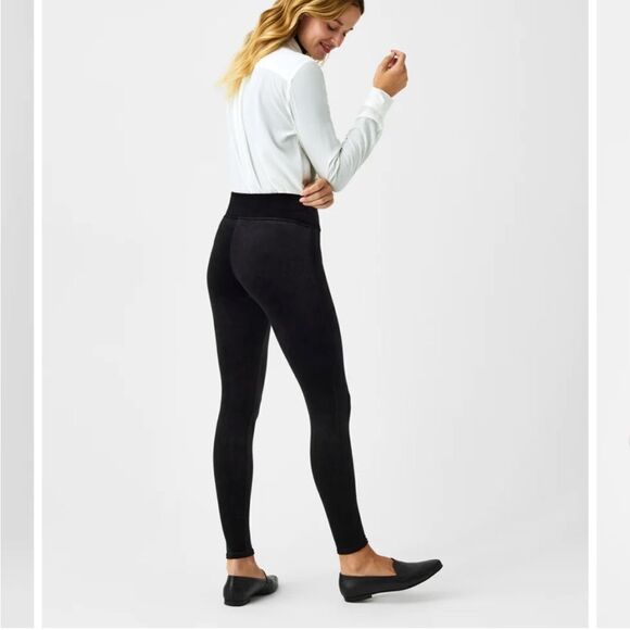 (Last call) EUC Spanx Velvet Leggings - Picture 3 of 7